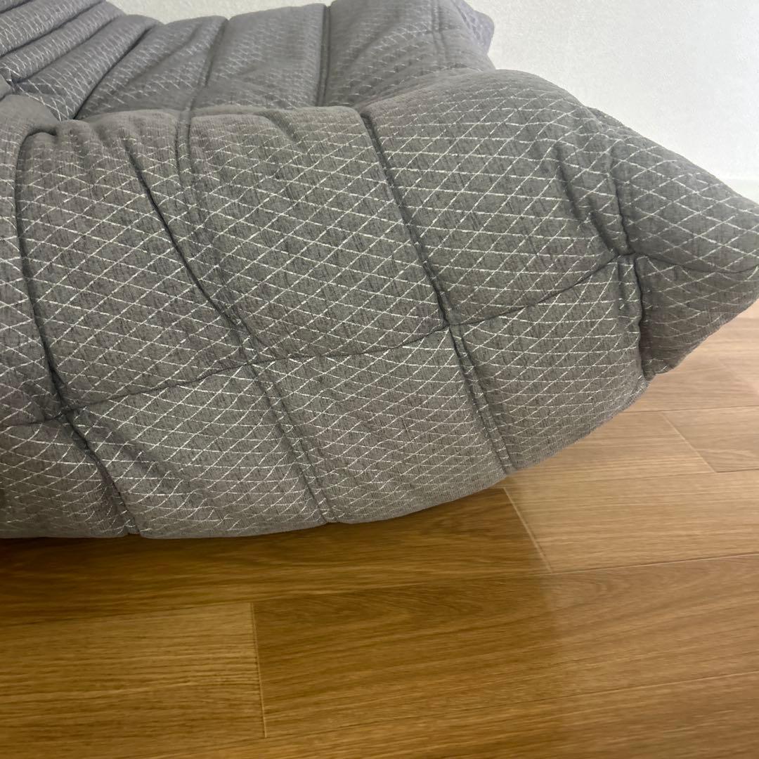 極美品】リーンロゼ トーゴ1Pソファ ファブリック グレー - メルカリ