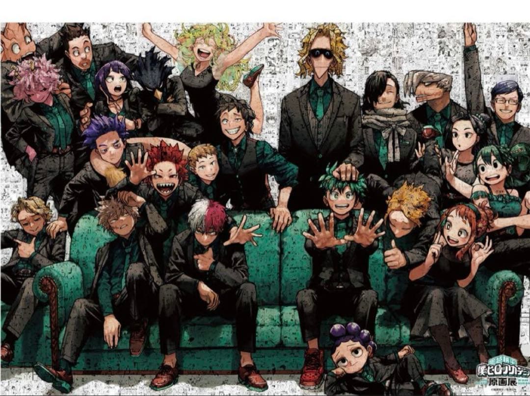 ヒロアカ 原画展 ヒロアカ展 モザイクアートパズル ジグソーパズル