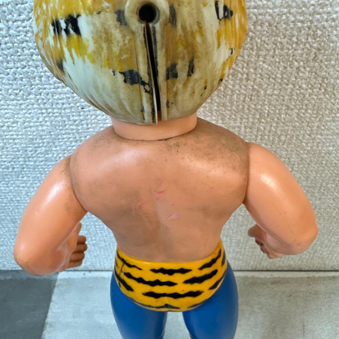 当時物 タイガーマスク 梶原一騎 辻なおき ソフビ 中嶋製作所 面とれ