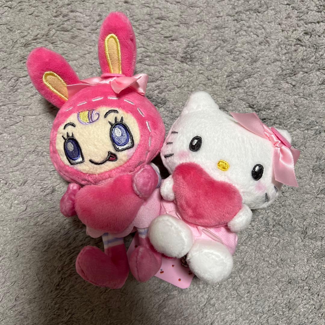 メゾピアノ×ハローキティ マスコット ベリエちゃん キティ ハート