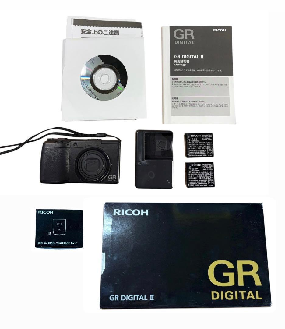 ■GV-2付き‼️RICOH リコー GR DIGITAL II デジタルカメラ Amazon | RICOH デジタルカメラ GR DIGITALII 1000万画素 GRDIGITALII