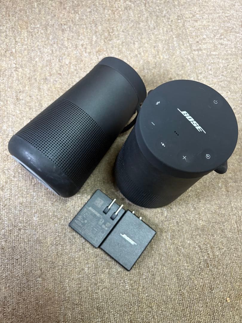 Bose SOUNDLINK+II 本体と電源2個セット Bose SoundLink Revolve II Bluetooth speaker [ラックスシルバー
