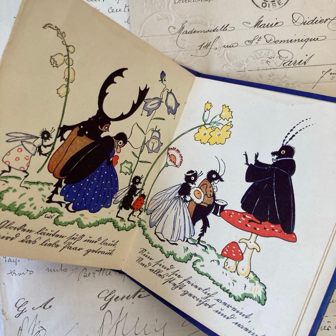 L307 洋書古書 希少ドイツアンティーク絵本 エルゼ・ヴェンツの