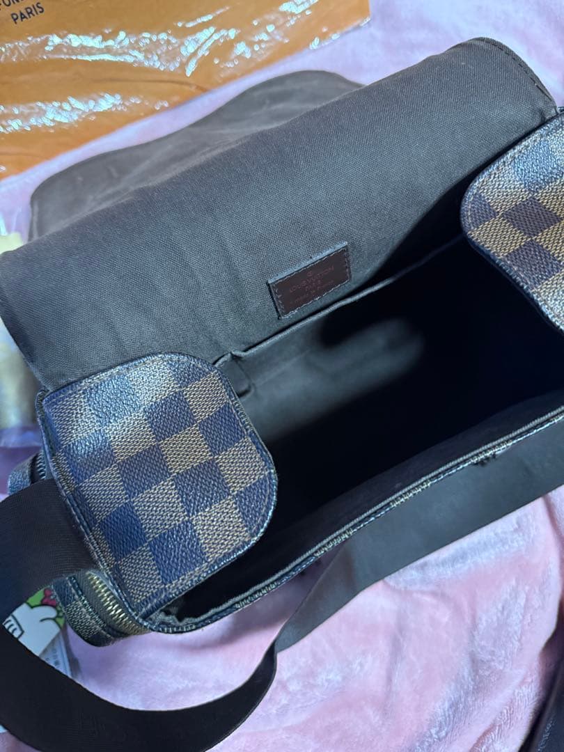 高級☆美品☆ルイヴィトン リポーター メルヴィール ダミエ ユニ