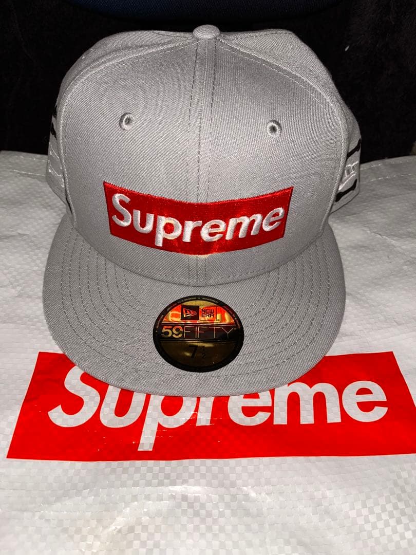 帽子 Supreme Bones Box Logo New Era \"Grey\"