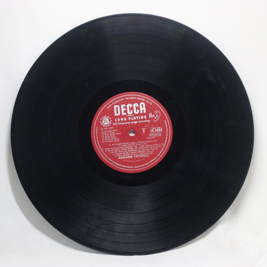 英LP Marianne Faithfull UK盤 Mono 初回プレス Marianne Faithfull UK