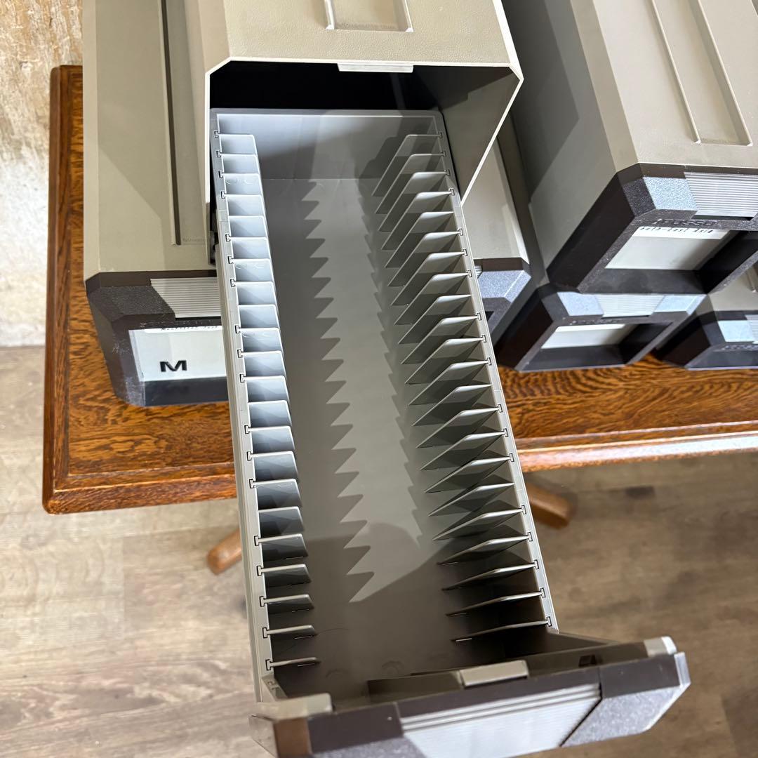 POSSO フランス製 オーディオライブラリー CD カセット 収納ケース