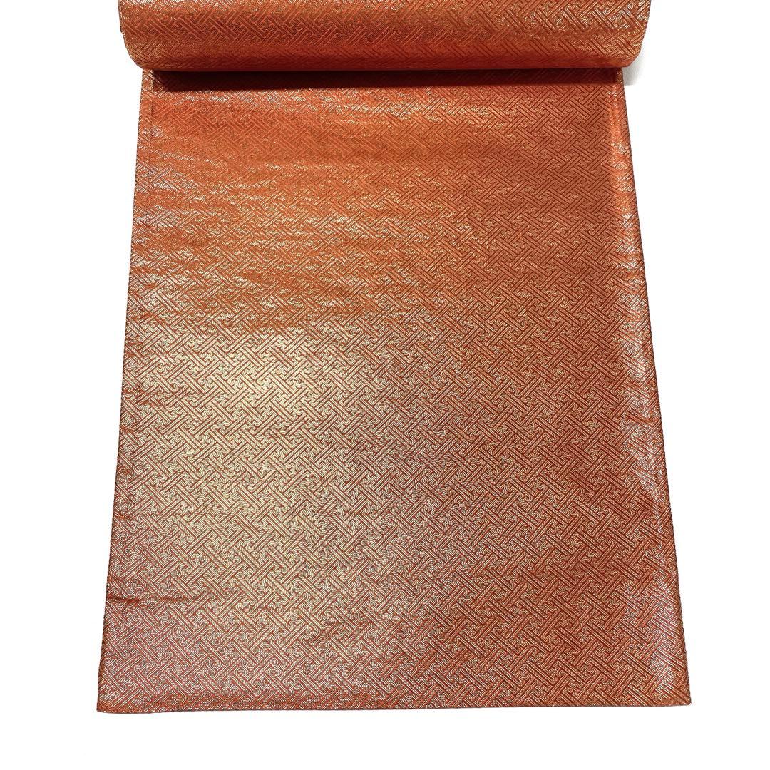 A1813 ○高級 正絹 六通 袋帯 華文 花文 七宝 - メルカリ