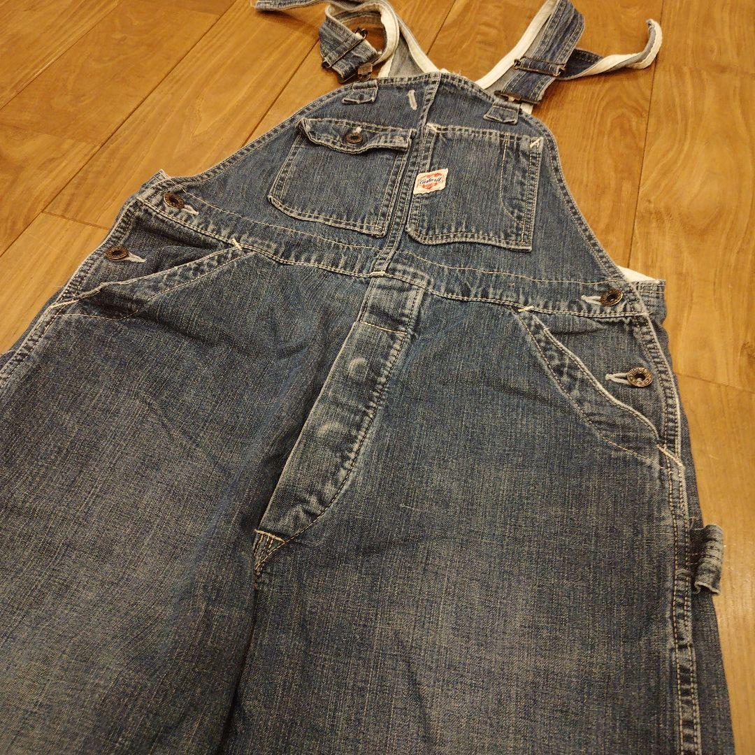 ぱ*ち様 カーハート ハートタグ 復刻 デニム オーバーオール - パンツ