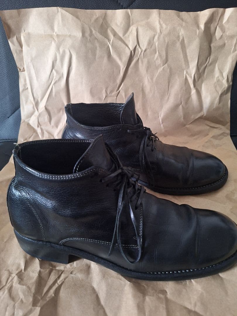 guidi アンクルブーツ グイディ レースアップ ベビーカーフ 42 - メルカリ