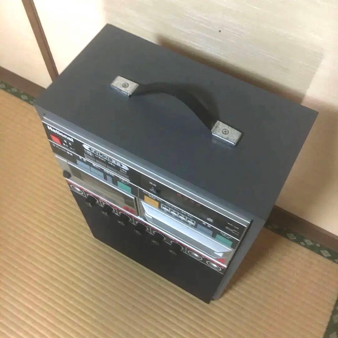 ジャンク品】昭和レトロ 【NationalホームカラオケRQ-K5 】採点機能