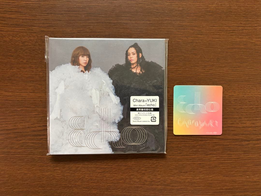 Chara+YUKI ステッカー付き ミニアルバム 『echo』紙ジャケット仕様