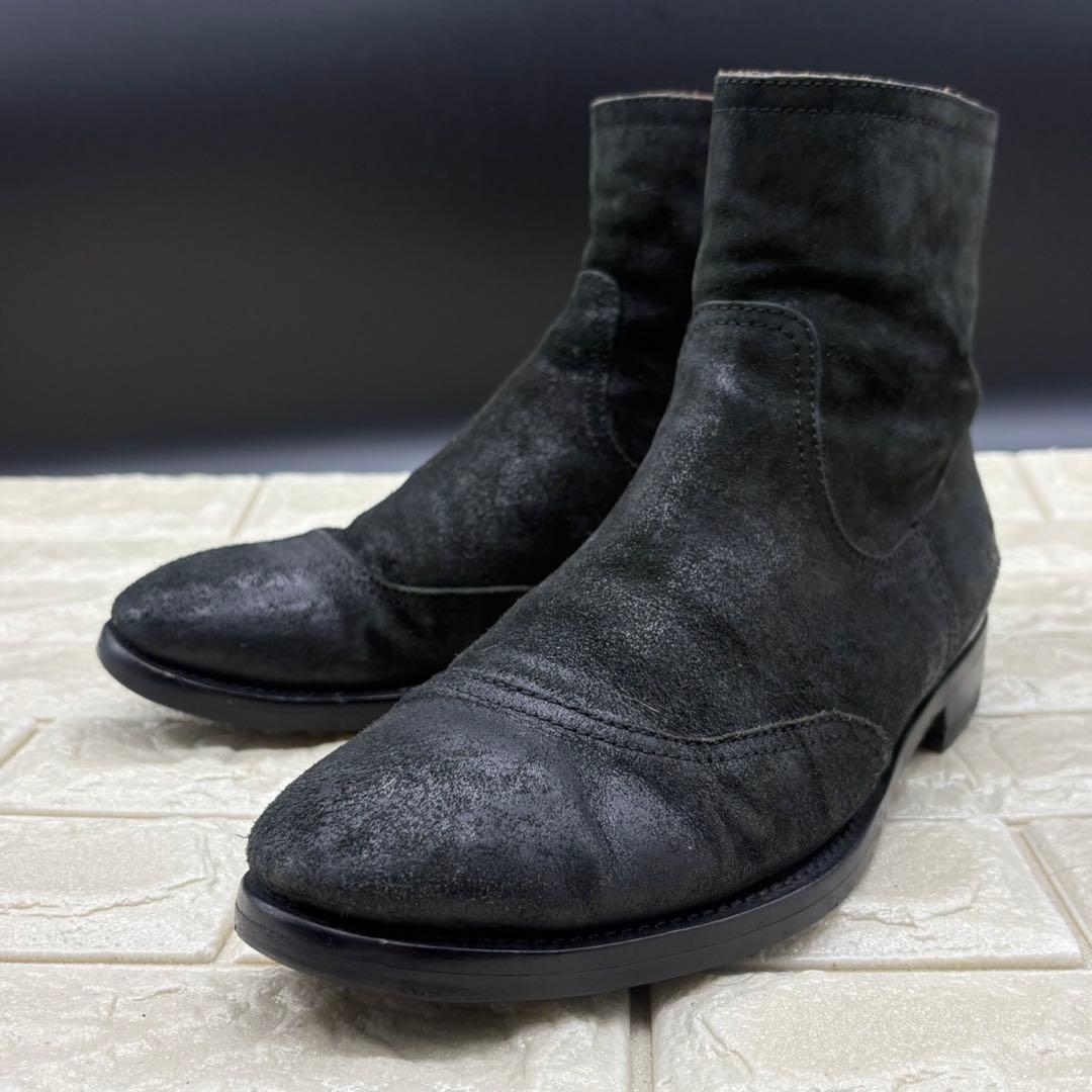 【良品】BUTTERO ブッテロ サイドジップブーツ 41.5 レザー ブラック Amazon | [ブッテロ] 日本正規品 定番サイドジップブーツ ネロ