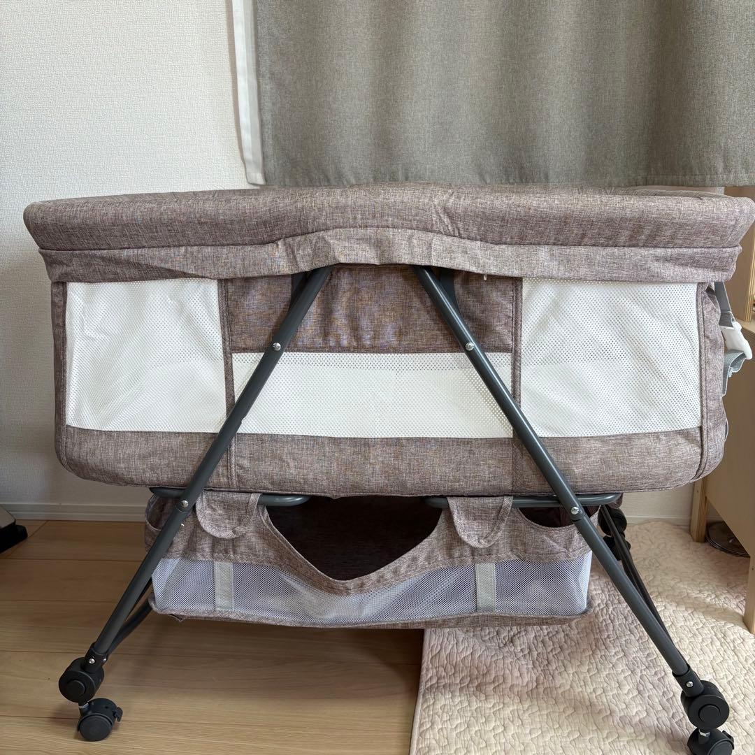 zoobly ベビーベッド　折り畳み Amazon.co.jp: ZOOBLY ベビーベッド 添い寝ベッド 折りたたみ ミニ