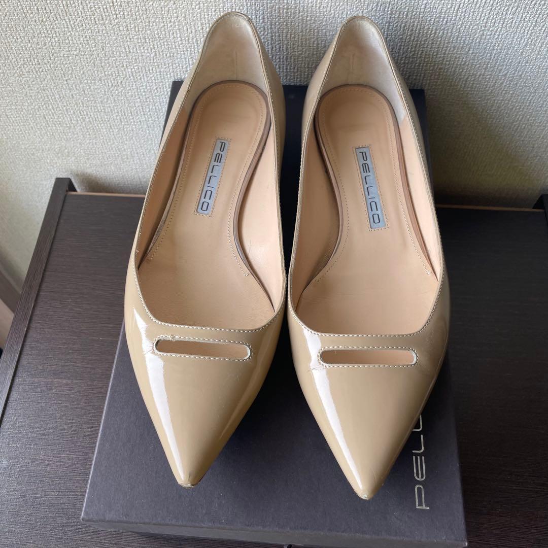 Hihot様 ペリーコ　フラットパンプス　ベージュ36.5 Hihot様 ペリーコ フラットパンプス ベージュ36.5