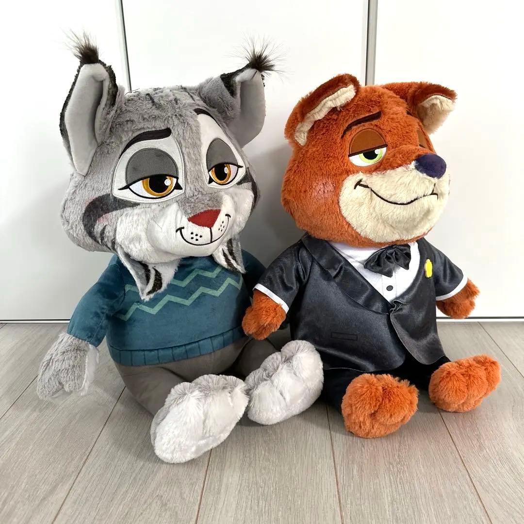 ズートピア2 パウバート ニック FukuFuku V-BIG ぬいぐるみセット