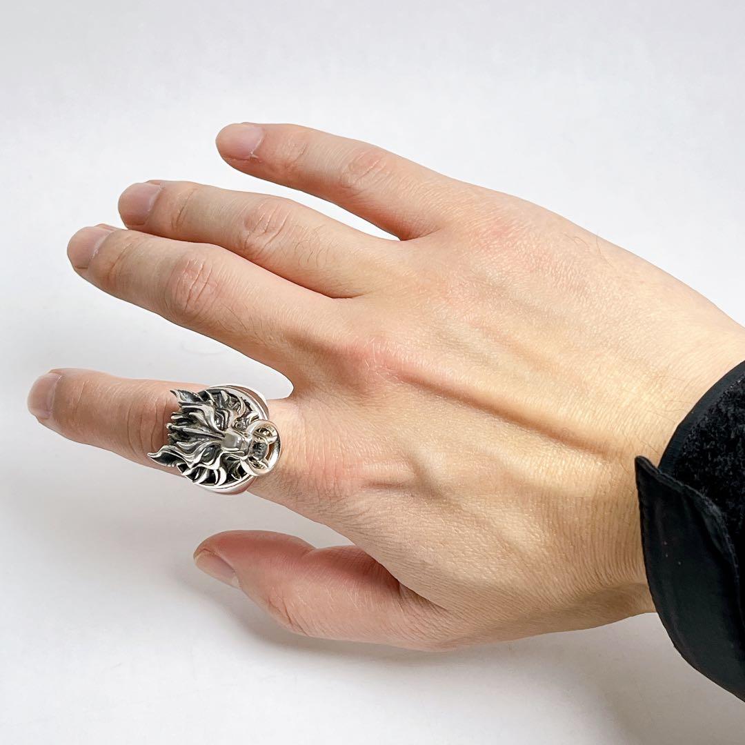 スクウェアエニックス SQEX FF7 クラウディウルフ リング 925 20号