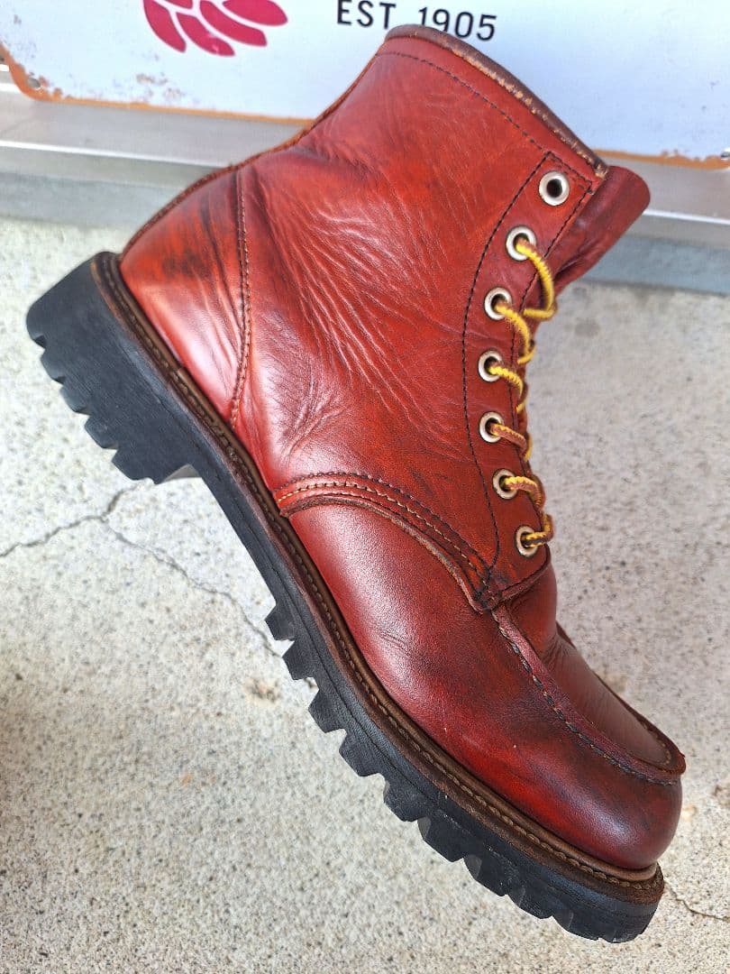 半円犬タグ レッドウィング 8175 ビブラム 8.5E 97年製