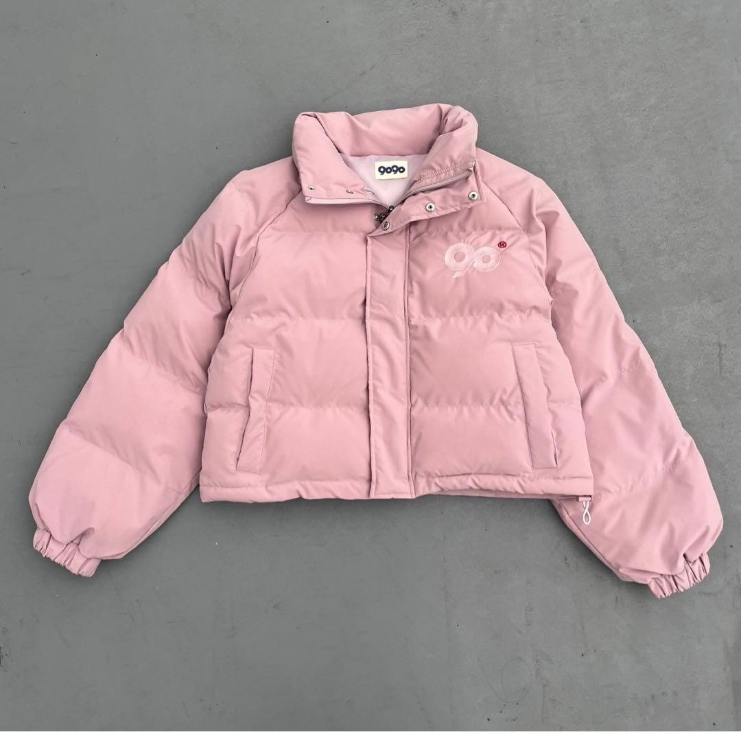 9090ダウンジャケット ピンクMサイズ 新品 即完売品 - メルカリ
