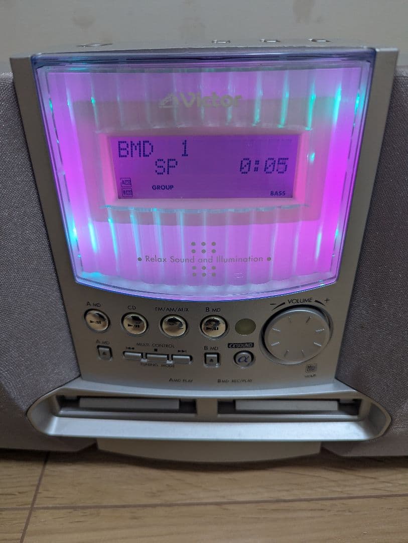 Victor NS-X77WMD コンパクトコンポーネントMDシステ厶 コンポ - メルカリ