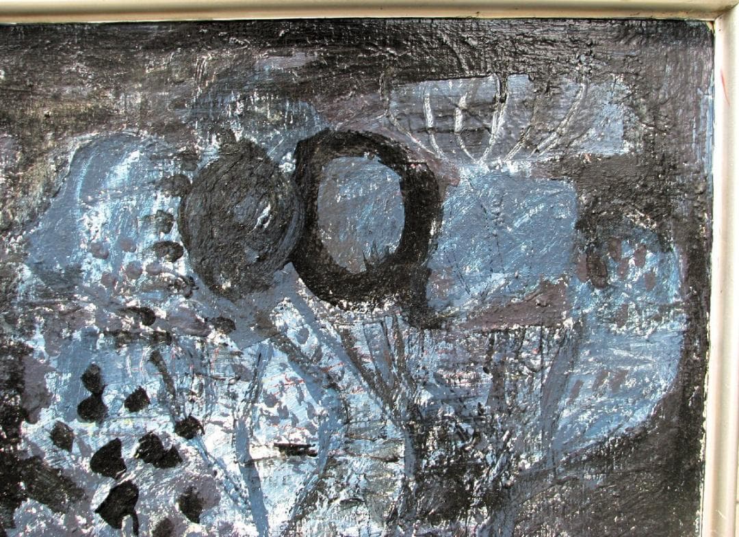 尼崎～西宮～伊丹,前衛美術,埋もれた鬼才,西口典子「無題」30号油彩,新