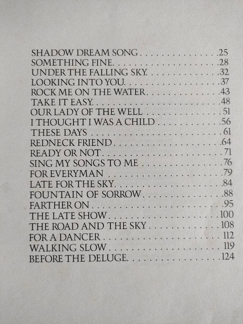 絶版 ジャクソン・ブラウン ベスト 21 ギター ピアノスコア 楽譜 タブ譜