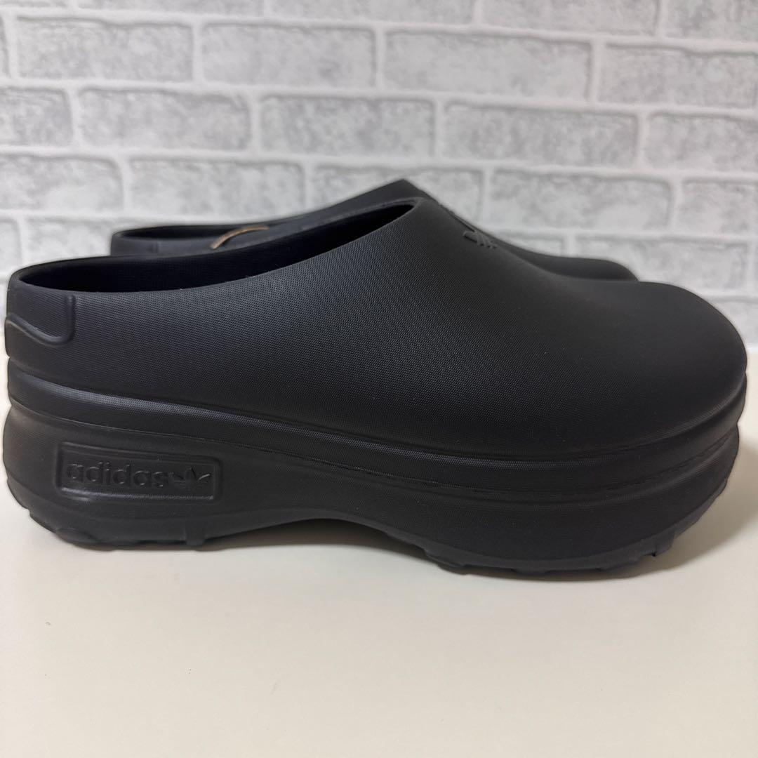 【新品】アディダス スタン スミス ミュール 厚底ブラック 23.5cm