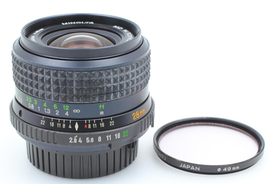 ミノルタ MD W.ROKKOR 28mm F/2.8 広角レンズ l4324 - メルカリ