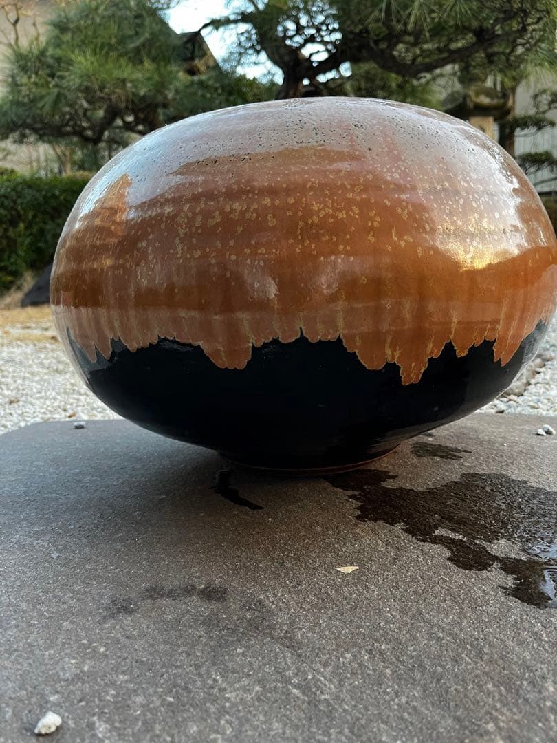 小石原焼 ヤマイチ窯 梶原藤徳作 大きめの花器 壺 置物 - メルカリ