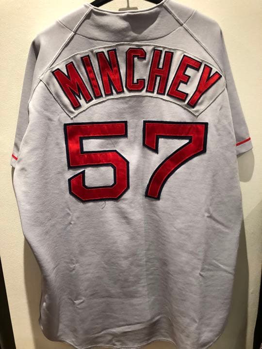 【1月SALE】MLB ネイサン・ミンチー　実使用ジャージ　カープ、ロッテ MLB ネイサン・ミンチー 実使用ジャージ カープ、ロッテ MLB ネイサン