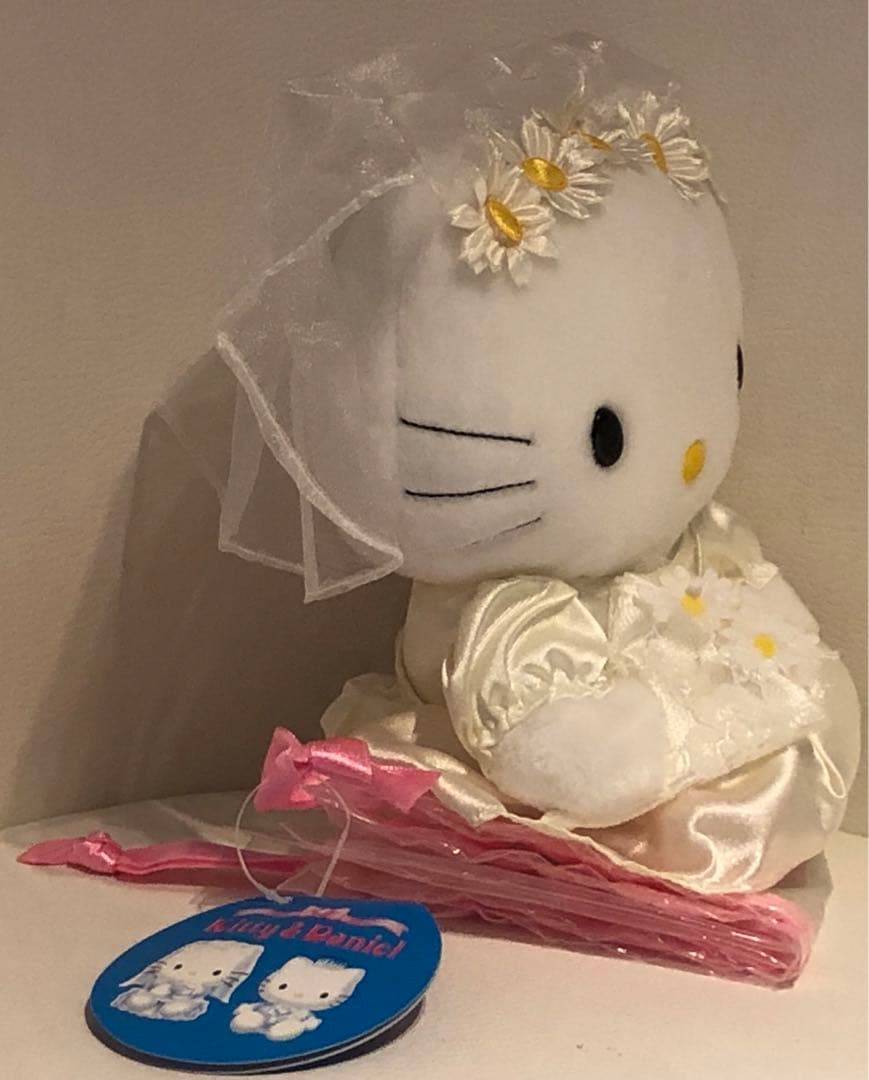 ハローキティ ぬいぐるみ ウエディング ドール 1999年 新品タグ付き