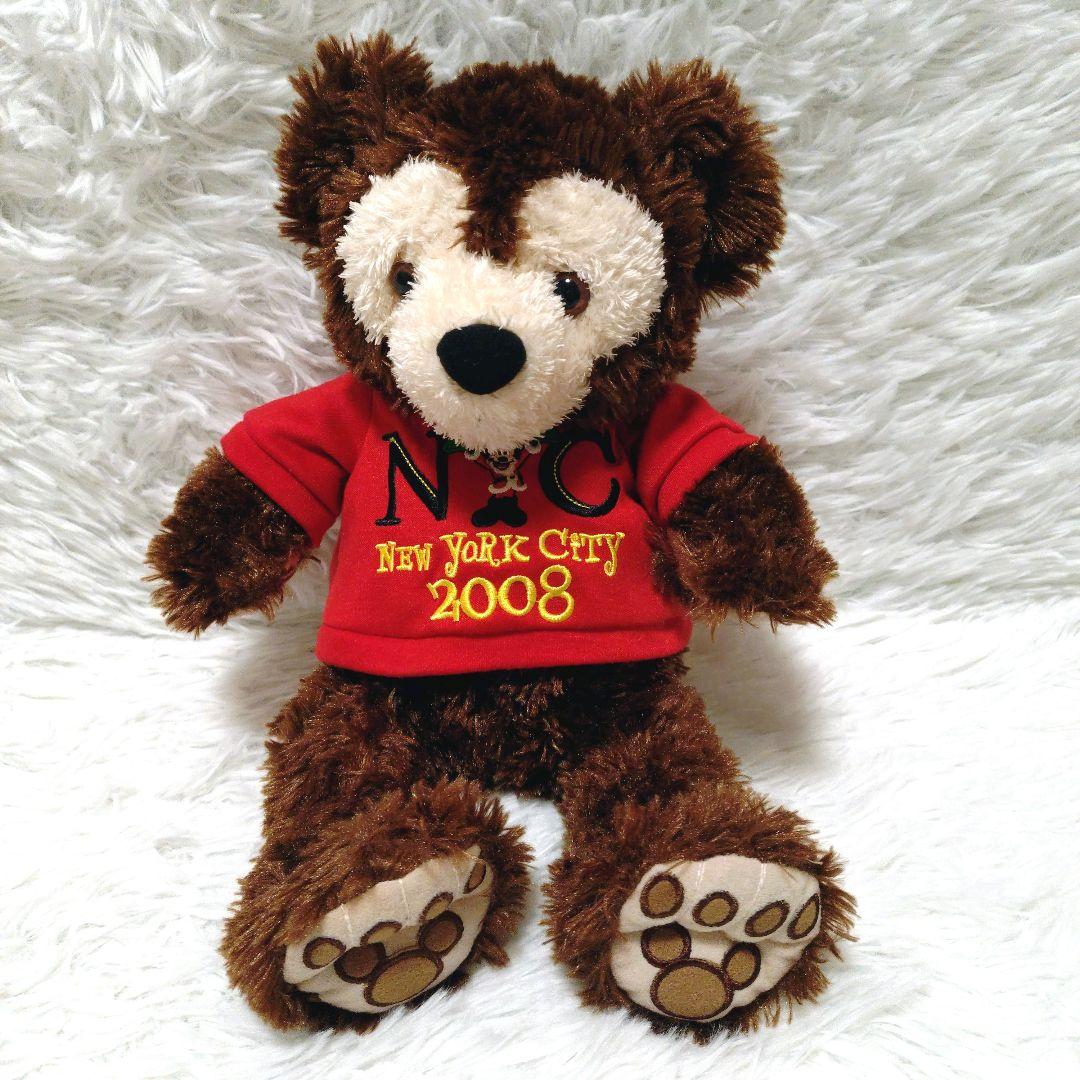 レア物】 ダッフィー NYC 2008年 ホリデー限定 ぬいぐるみ ディズニー