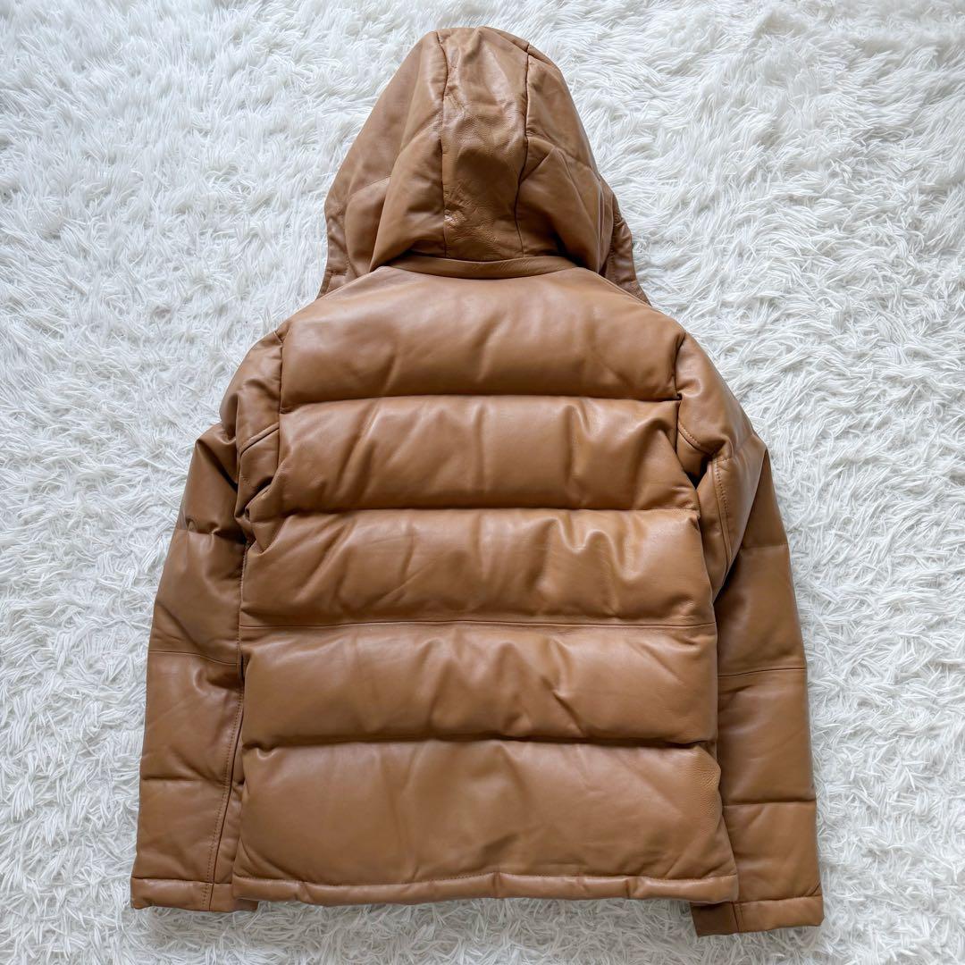 2WAY⭐︎VANQUISH ダウンジャケット ラムレザージャケット 羊革