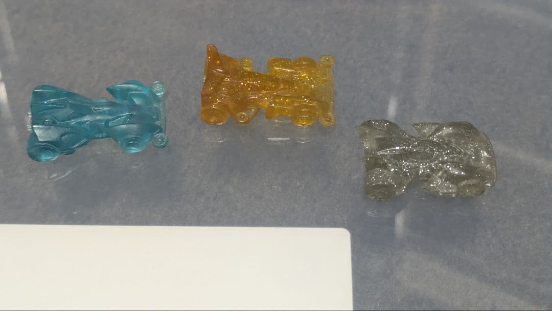 ミニ四駆 レースえんぴつ 消しゴム レッツ&ゴー シャイニング