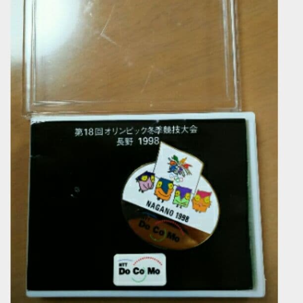 長野オリンピック 記念ピンバッチ ドコモ 1998年長野オリンピック記念ピンバッジ 2個入り2セット - メルカリ