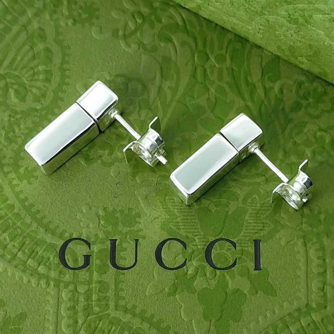 ☆SALE☆【GUCCI】オールドグッチ ブロック ピアス 1547 - メルカリ