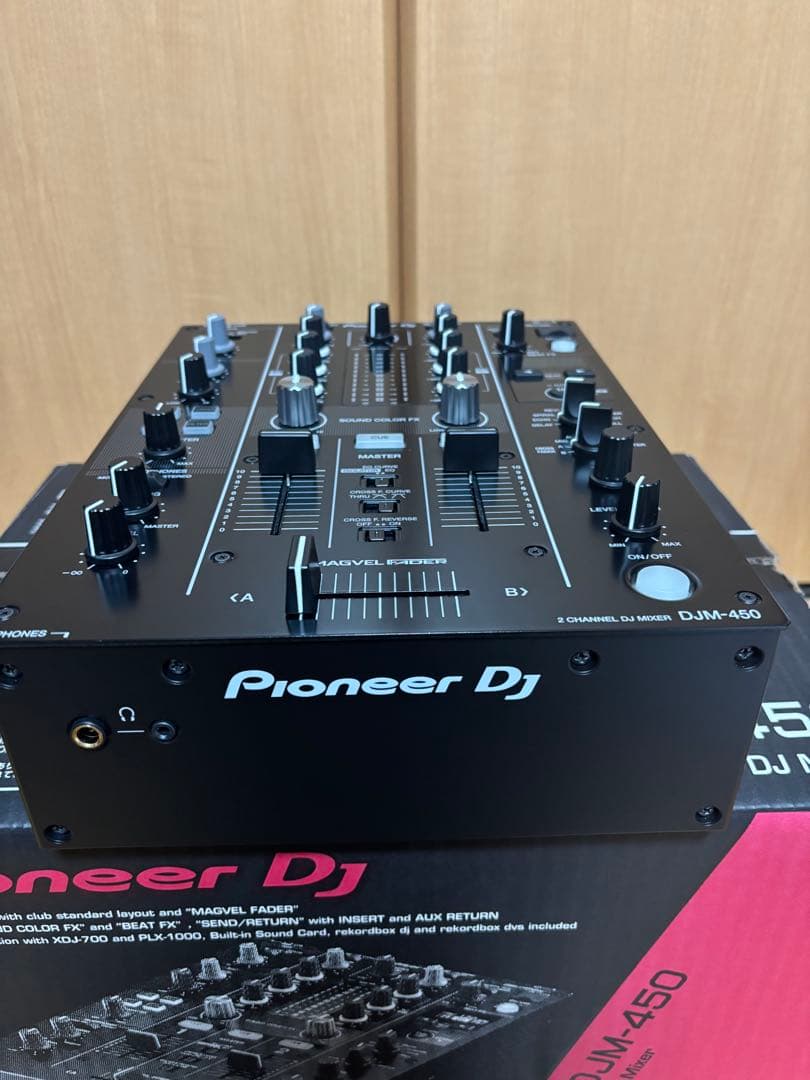 美品 Pioneer DJM-450 24年製 PCスタンド RCAピン セット