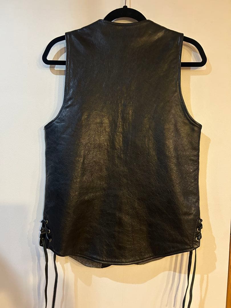 最終値下げ‼️WESTRIDE CYCLE TOGS レザーベスト 36 - メルカリ