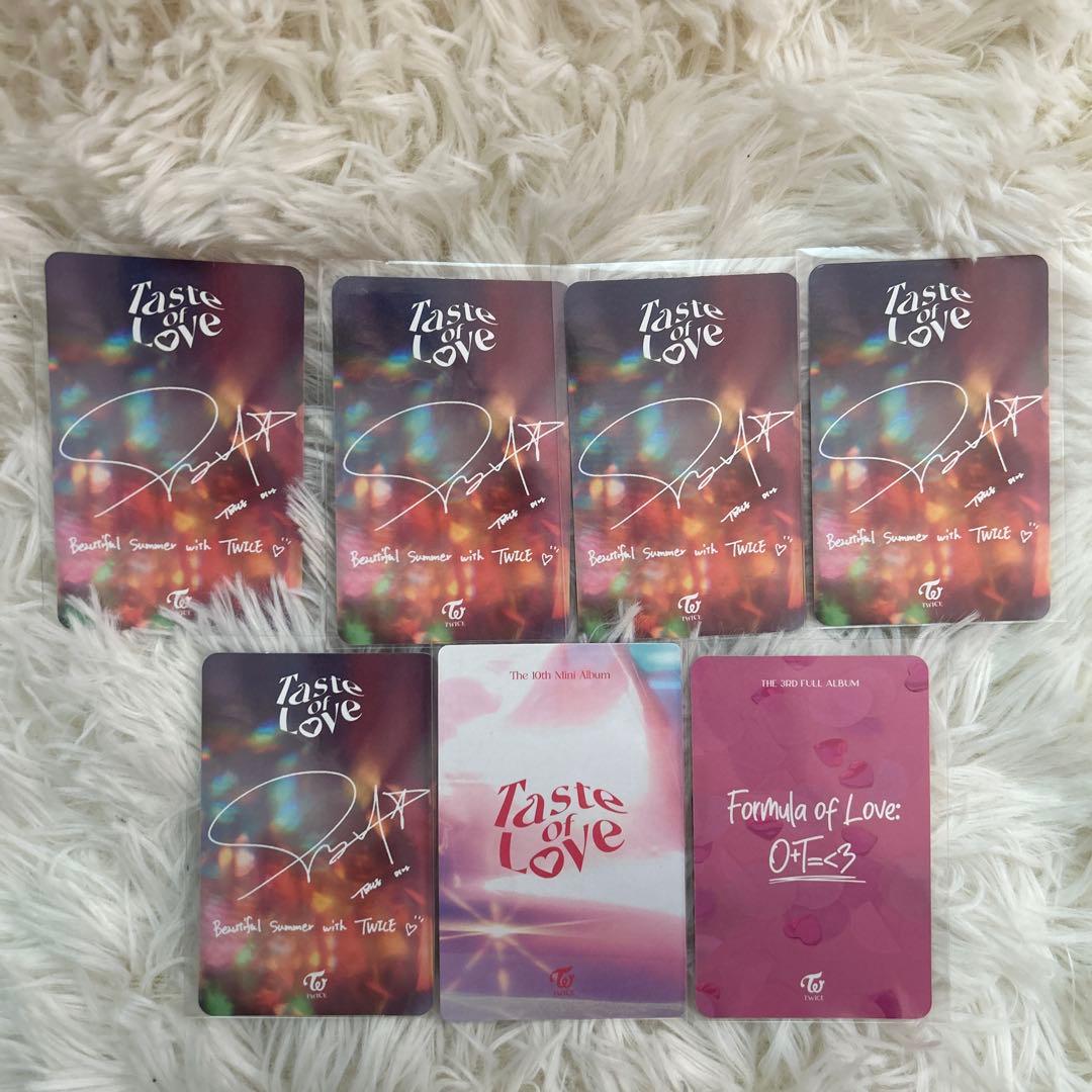 twice ミナ トレカ taste of love - メルカリ