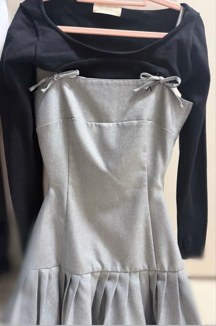 andmary Karen knit set mini dress - メルカリ