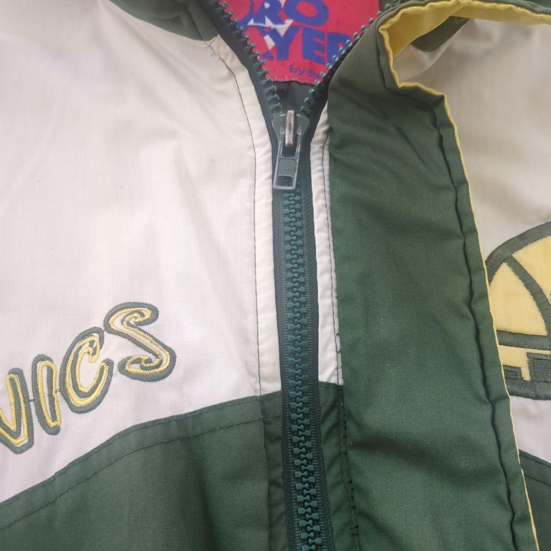 希少】 NBA プロプレイヤー シアトルスーパー・ソニックス 中綿JKT