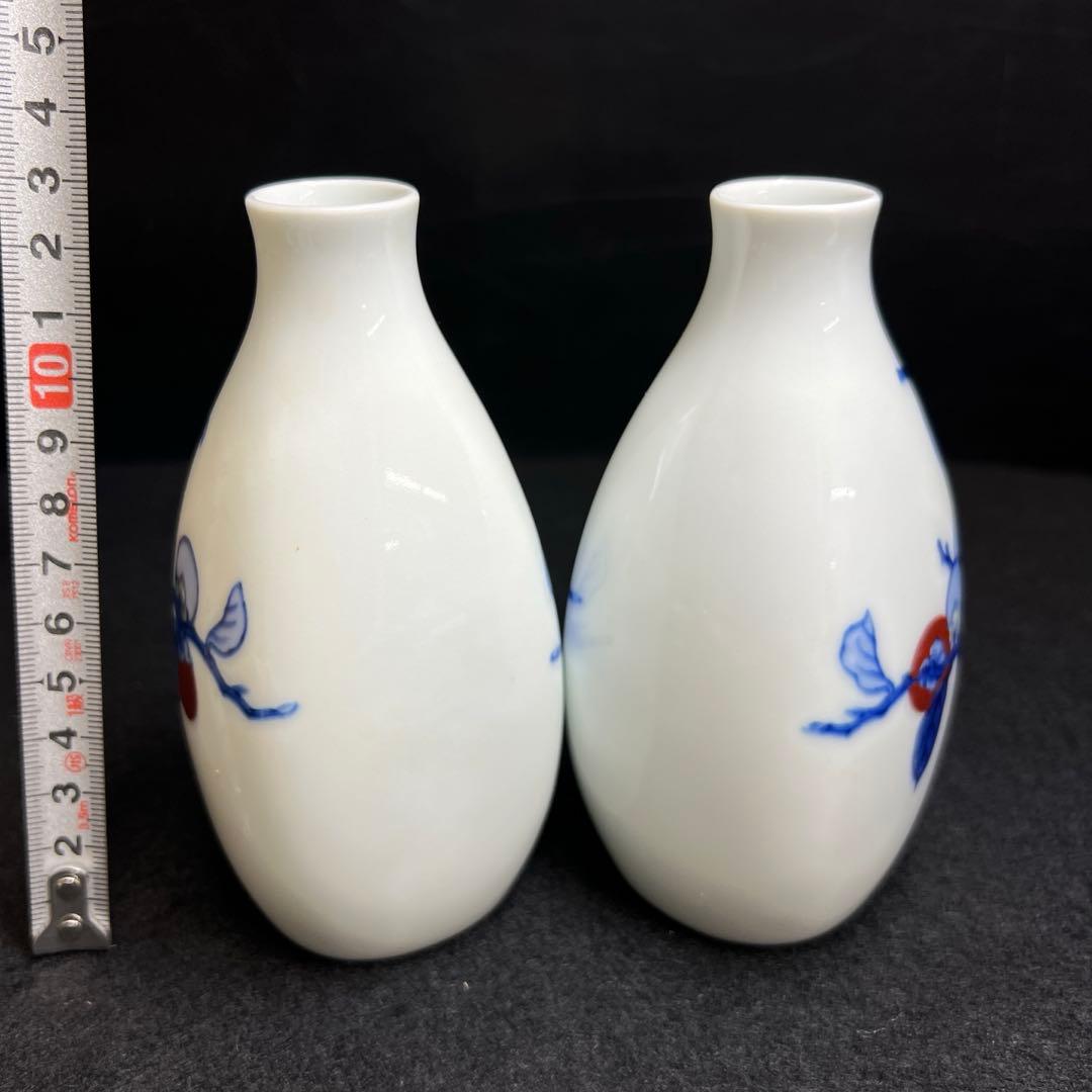 十三代酒井田柿右衛門 染錦柿文酒器セット 共箱 東Y8-0225☆2F - メルカリ