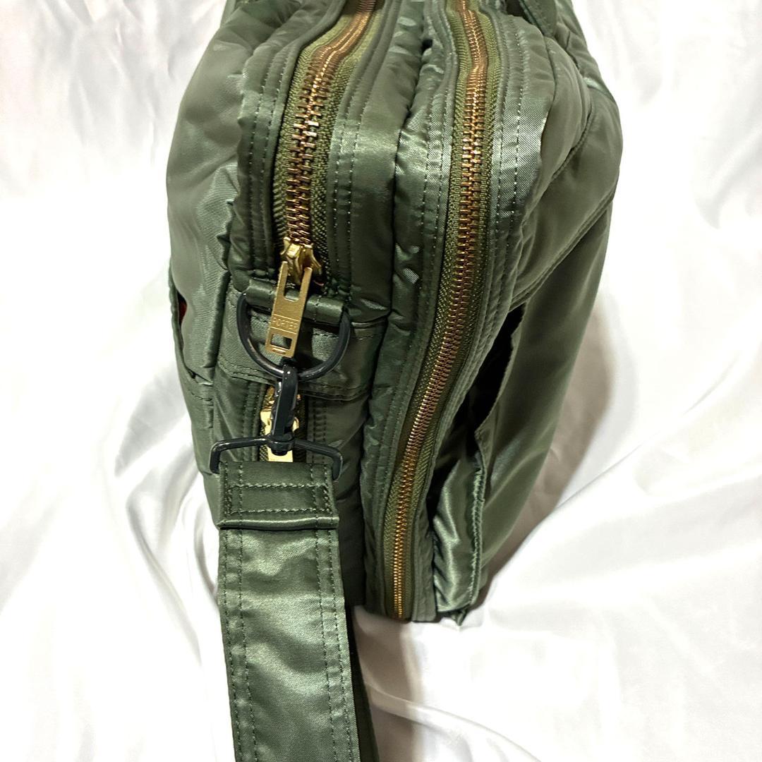 未使用相当⭐️PORTER タンカー セージグリーン2WAY BRIEFCASE | 激安