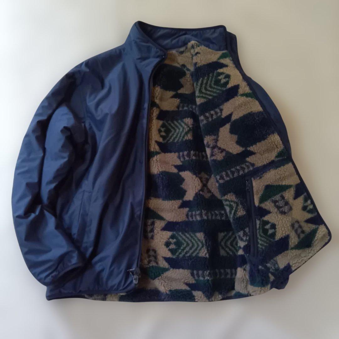 BEAMS PLUS ボアジャカード リバーシブル ミリタリージャケット　М 良い柄、良いボア、良い形。セットアップがオススメです!!｜BEAMS PLUS