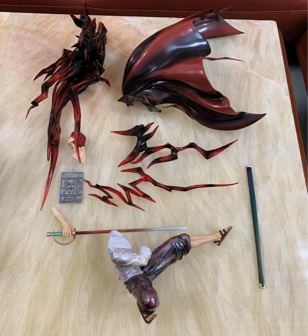 ワンピース 赤髪 シャンクス ガレージキット ガレキ スタチュー①②