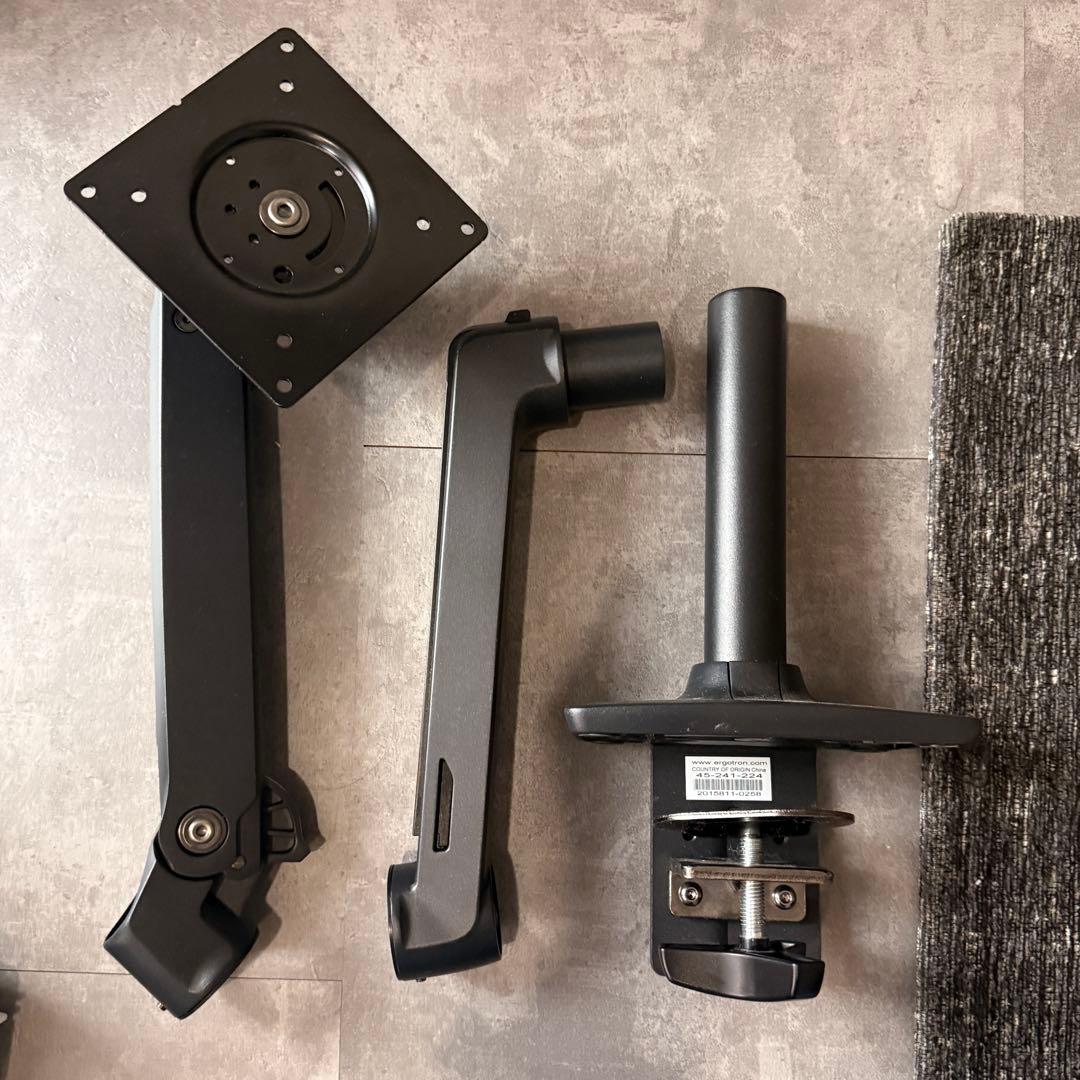 翔*様 モニターアーム　エルゴトロン エルゴトロン（ergotron） LX デュアルデスクマウントアーム