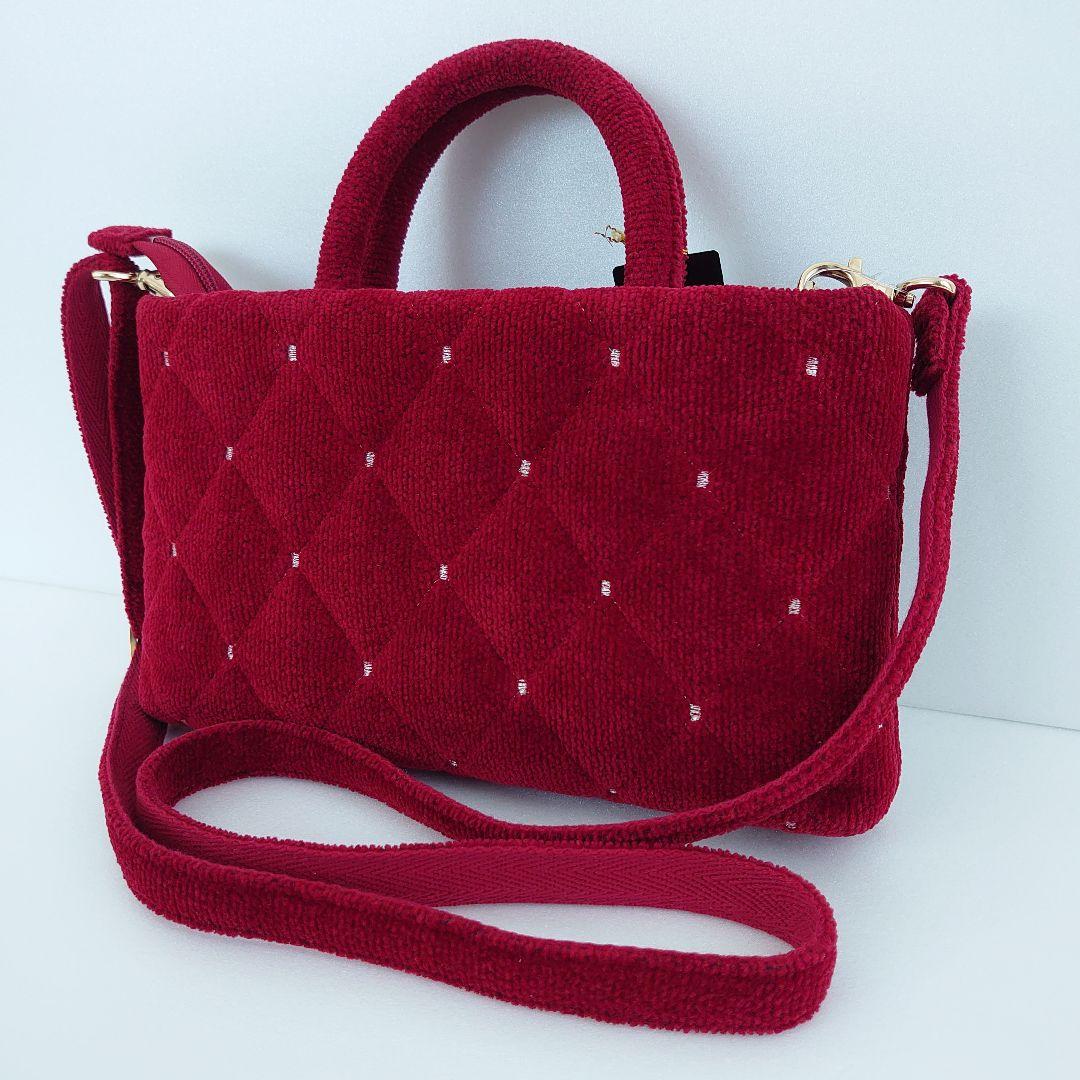 匿名配送☆新品 フェイラー ユニ ミニショルダー ダークレッド - メルカリ