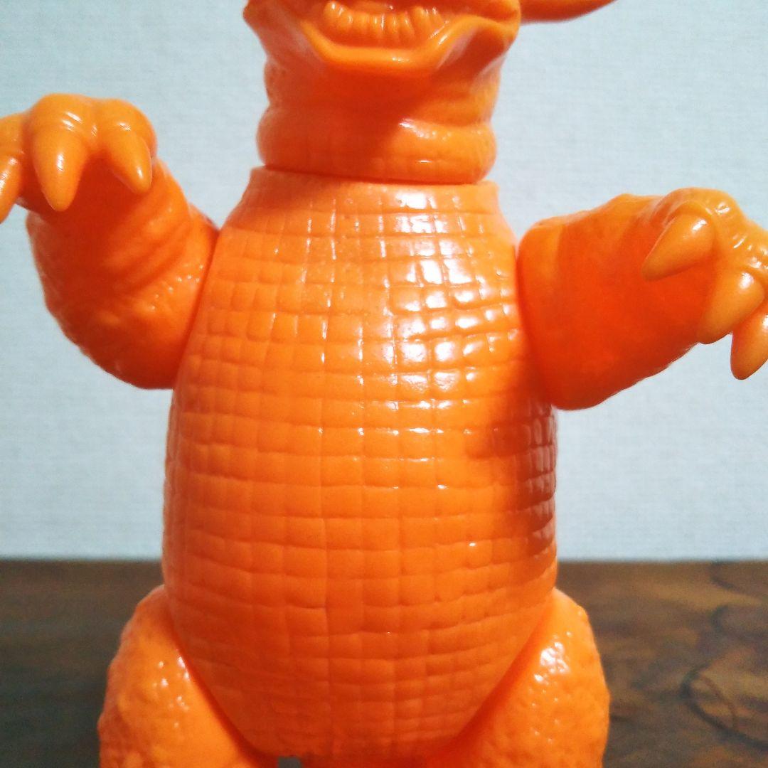 マルサン 復刻 バラゴン ミドルサイズ 未塗装 オレンジ ソフビ - メルカリ