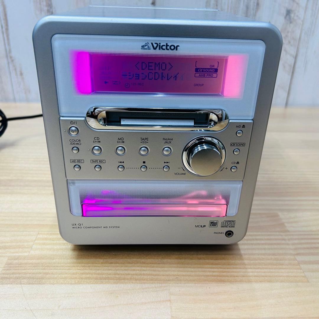Victor ビクター ミニコンポ CA-UXQ1-S MD CD コンポ - メルカリ