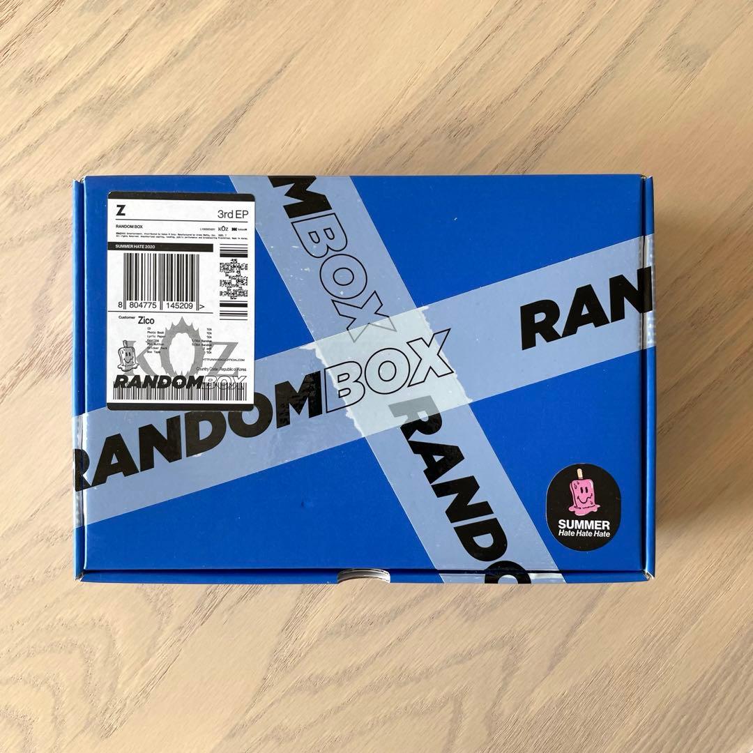 ZICO ミニアルバム RANDOM BOX 韓国 初回限定品 - メルカリ